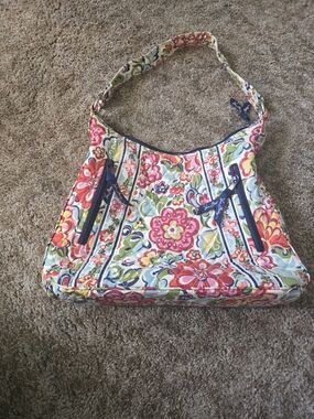VERA BRADLEY Floral Quilted Shoulder Bag in Multi-Color